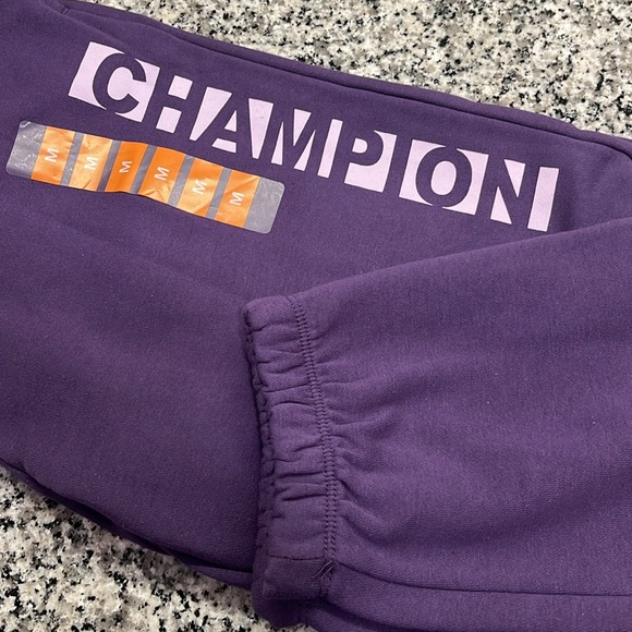 Champion Women’s Fleece Boyfriend Sweatpant- Size Medium- NWT - Picture 4 of 7